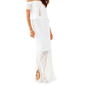 Lilly Pulitzer Mansi Lace Crop Top, Maxi Skirt set